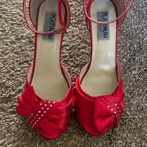 Peep Toe Ankle Strap Stiletto Heel